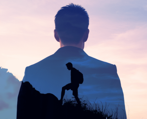 Lawyer reflecting on career and work-life balance, symbolizing personal growth, mental clarity, and the challenge of managing demanding legal workloads.