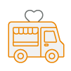 Icon of an food truck