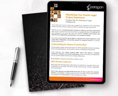 Maximizing Your Interim Legal Project Experience Guide